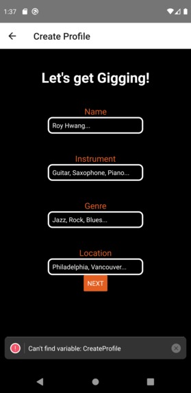 Community Service - GoGig – screenshot 2
