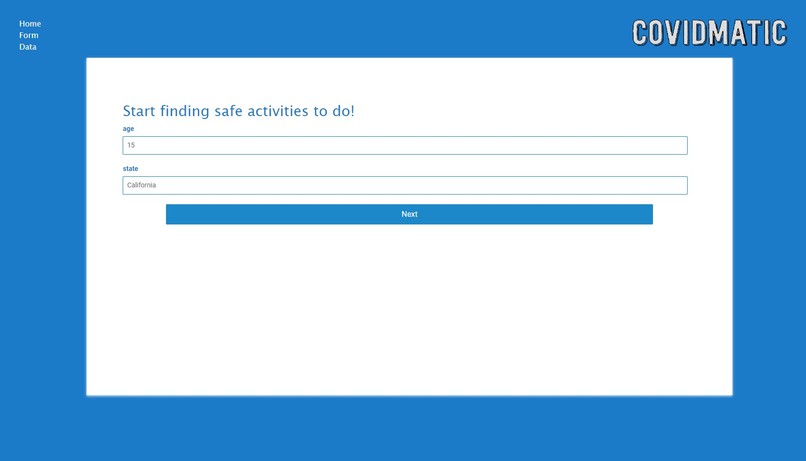 Community Service - Covidmatic – screenshot 2
