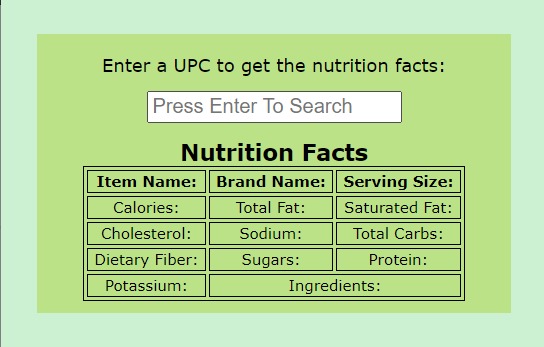 Medical - Food Nutrition Facts – screenshot 1