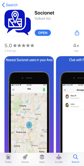 SocioNet – screenshot 2