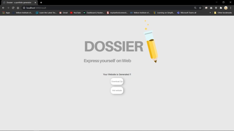 Dossier – screenshot 2