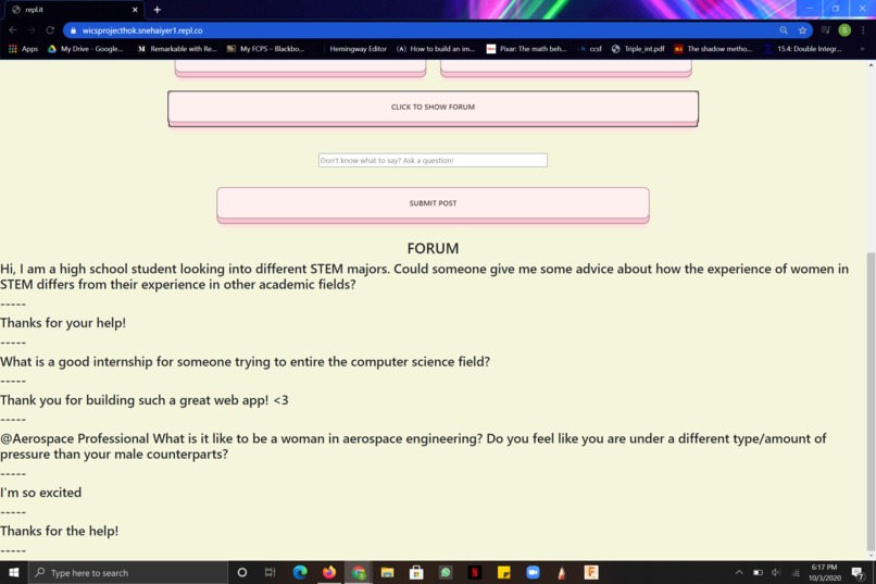 WiSTEM - Women in STEM – screenshot 3