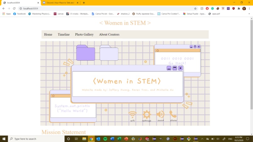 Women in STEM – screenshot 1