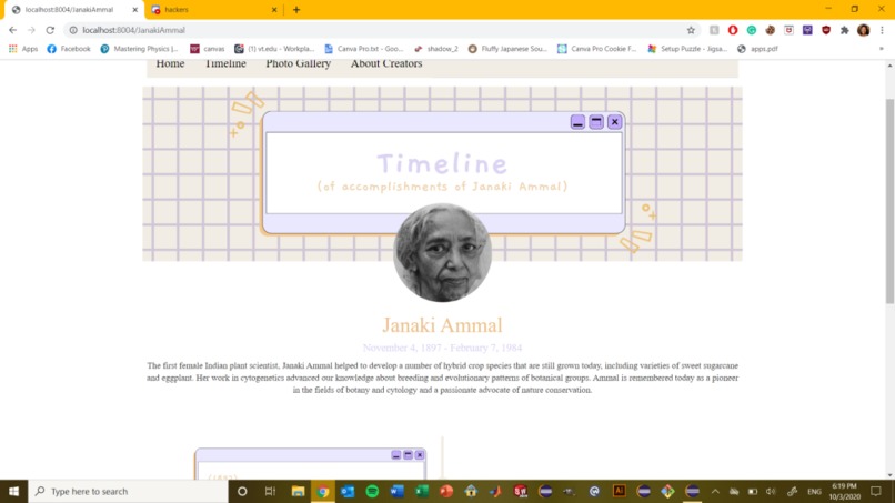 Women in STEM – screenshot 2