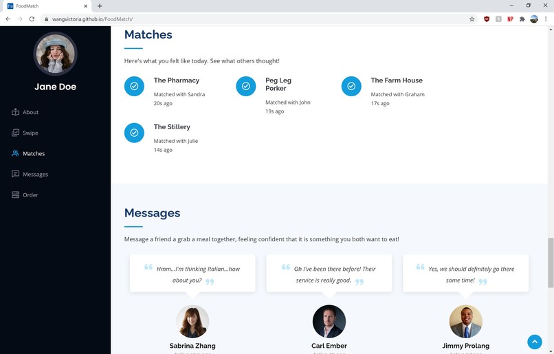 FoodMatch – screenshot 4