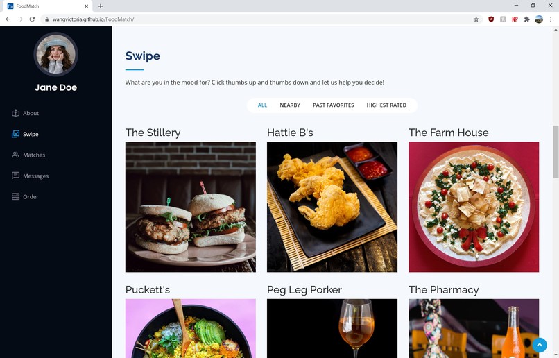 FoodMatch – screenshot 3