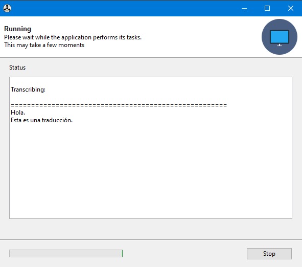 Audio Translate – screenshot 1