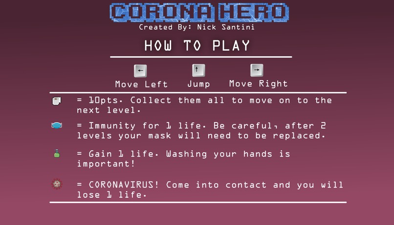Corona Hero: Retro Video Game – screenshot 2
