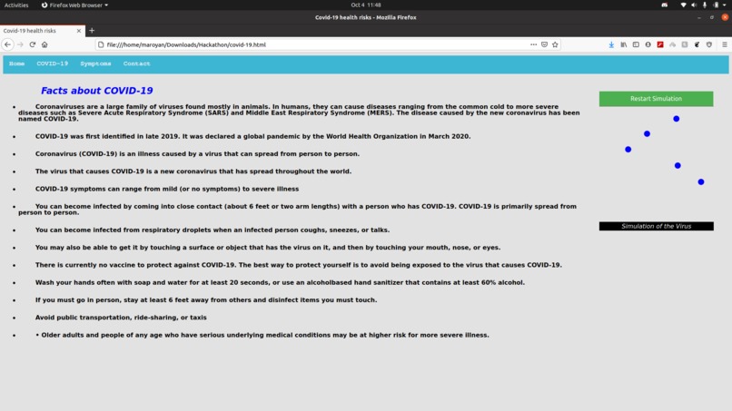 COVID-19 HEALTH & AWARENESS – screenshot 4