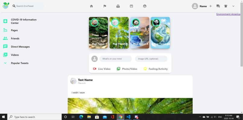 EnviTweet – screenshot 1