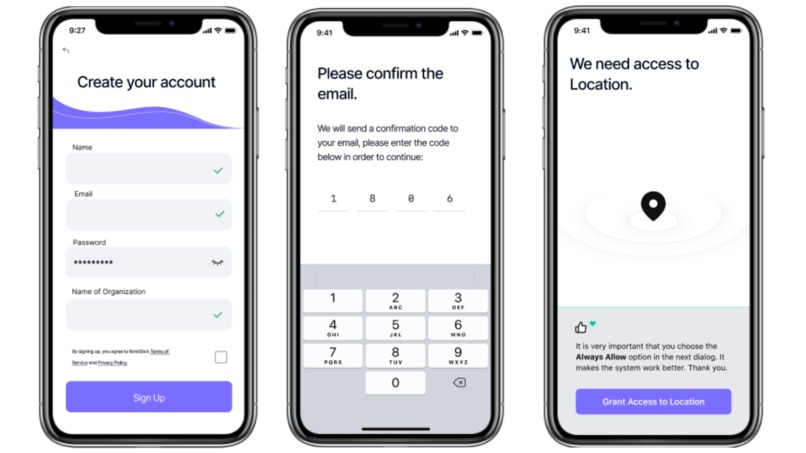 timeSite – screenshot 1