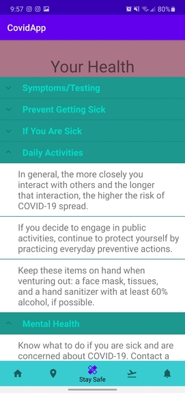 COVID-19 Tracker – screenshot 4