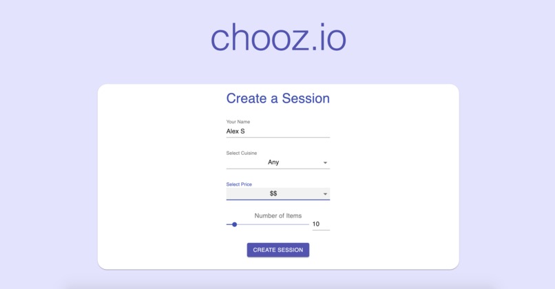 Chooz.io – screenshot 2