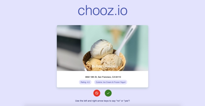 Chooz.io – screenshot 1
