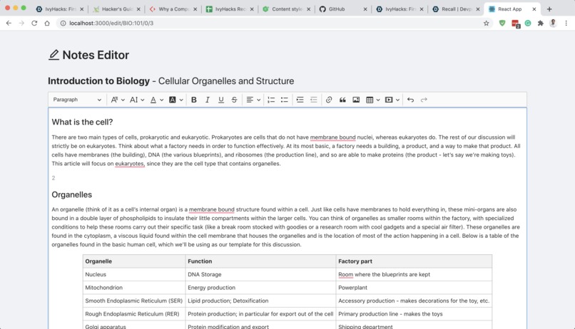 Recall – screenshot 5