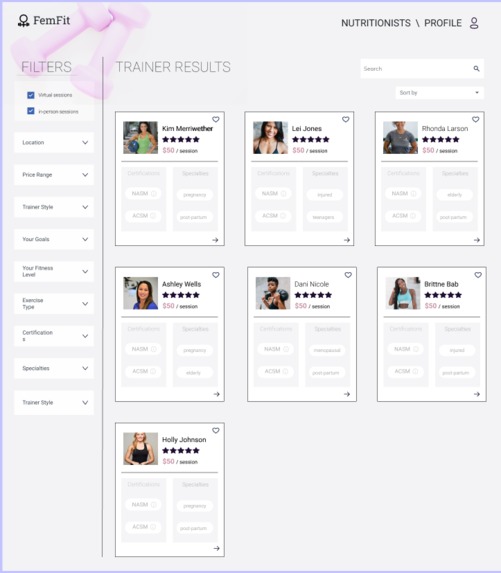 FemFit – screenshot 5