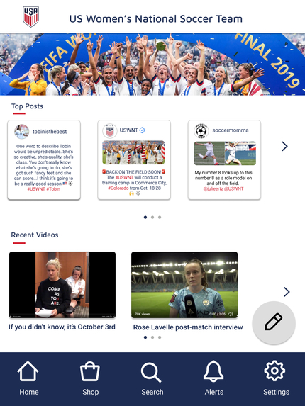USWNT Engage – screenshot 3