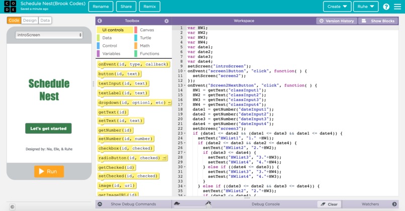Schedule Nest – screenshot 1
