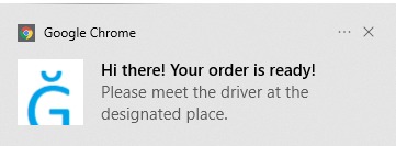 Google Chrome Extension for Uber Eats – screenshot 1