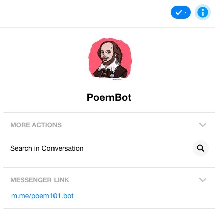 PoemBot – screenshot 1