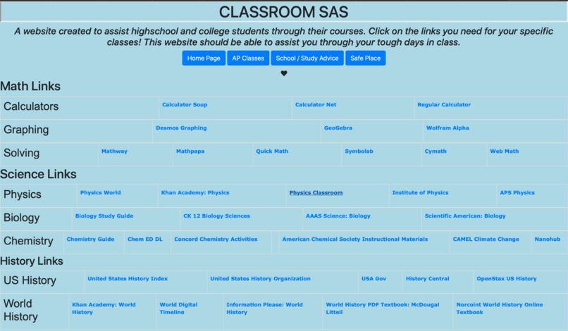 Classroom SAS – screenshot 1