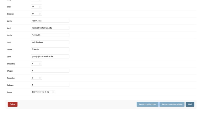 Graduate Application Pool Simulator – screenshot 4