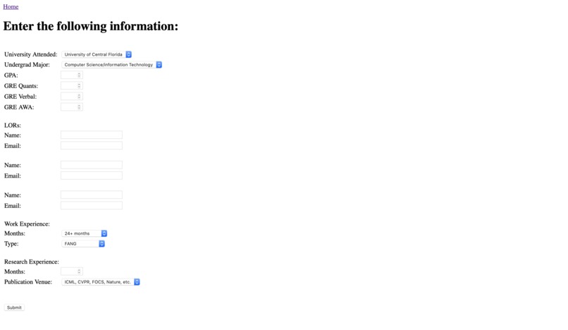 Graduate Application Pool Simulator – screenshot 3