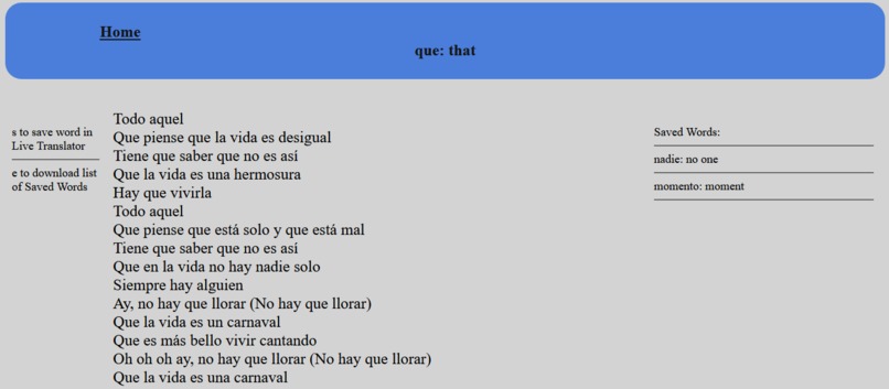 Help me read Spanish – screenshot 1