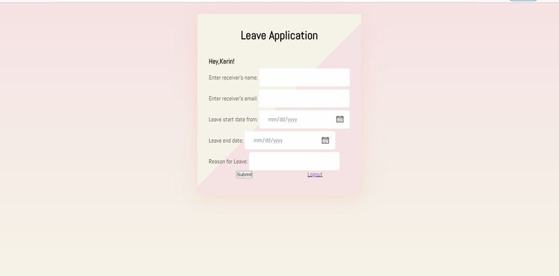 Fondae Leave Application – screenshot 3