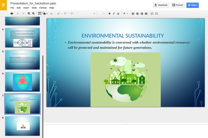 Keeping Green Slides – screenshot 3