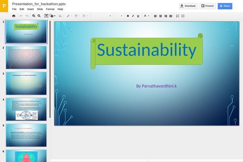Keeping Green Slides – screenshot 8