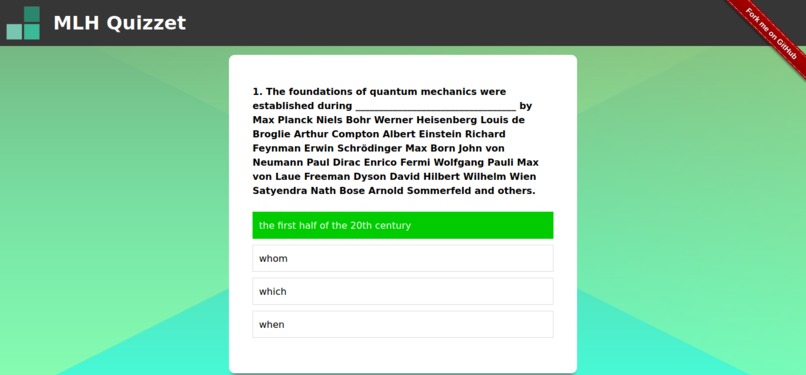 MLH Quizzet – screenshot 2