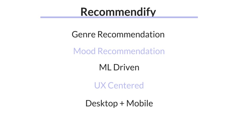 Recommendify – screenshot 1