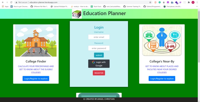 Education planner – screenshot 1