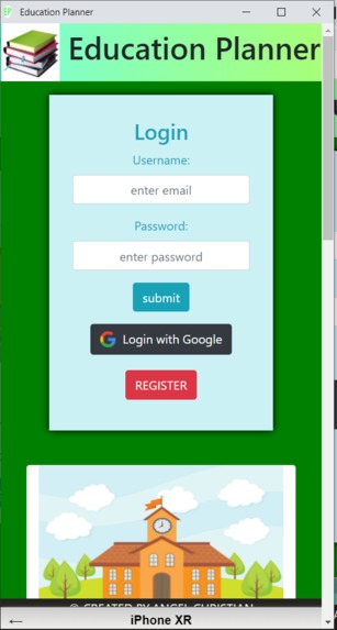 Education planner – screenshot 2