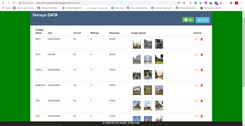 Education planner – screenshot 3