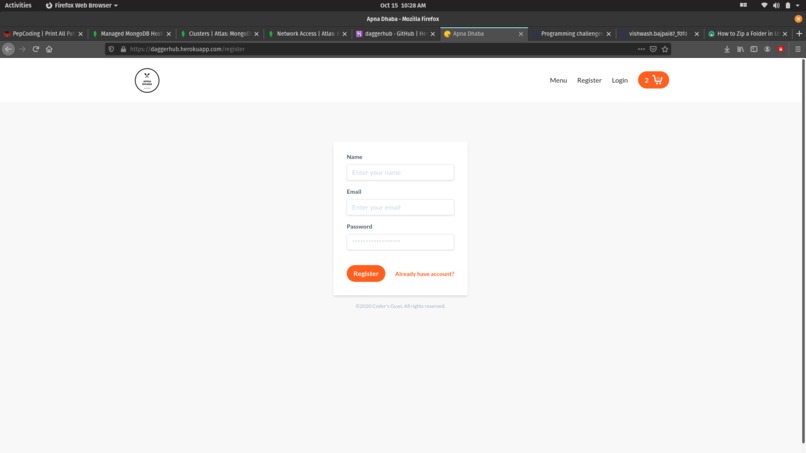 Food-Ordering-website – screenshot 5