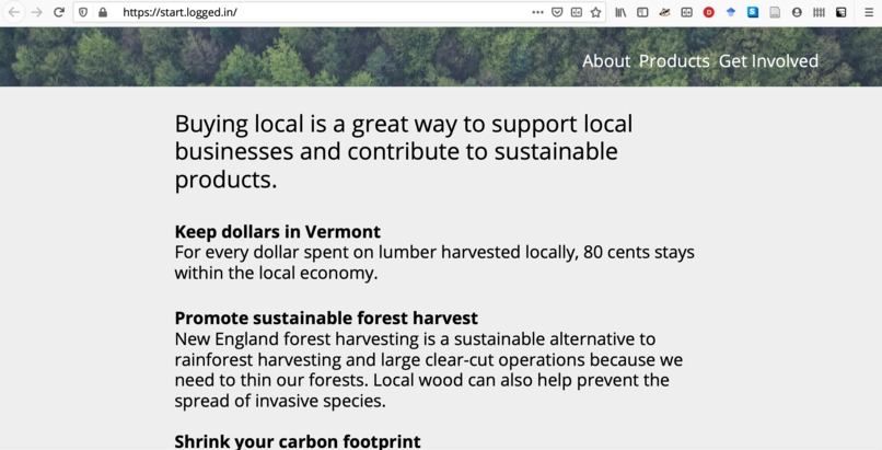 logged in – screenshot 2