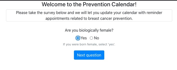 Prevention Calendar – screenshot 2