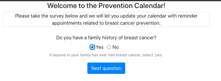 Prevention Calendar – screenshot 3