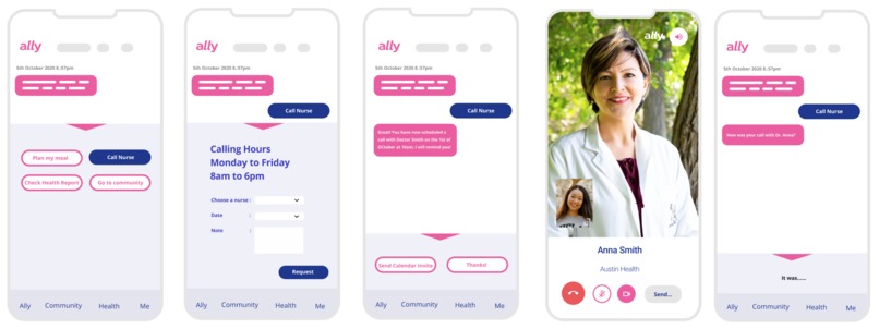 Ally - Girls in Tech Virtual Hackathon 2020 – screenshot 2