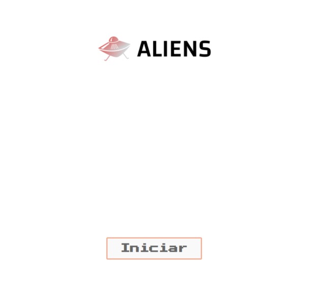 Aliens, creando juegos con React – screenshot 2