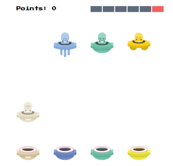 Aliens, creando juegos con React – screenshot 3