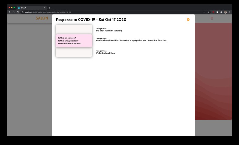SALON – screenshot 5