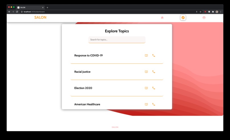 SALON – screenshot 2