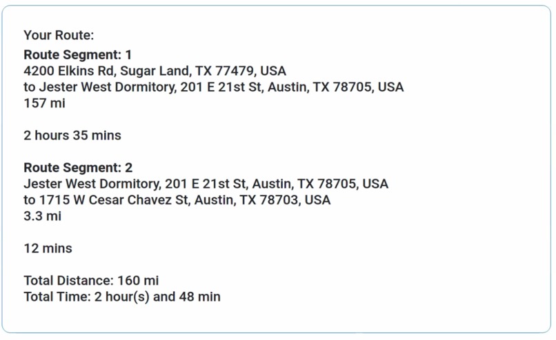 Carpool Route Optimizer – screenshot 2