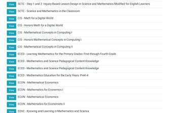 Temple Courses Rater