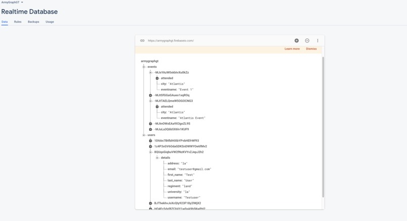 Military Graph Database – screenshot 1