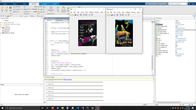 Poster based similar movie retrieval  – screenshot 2
