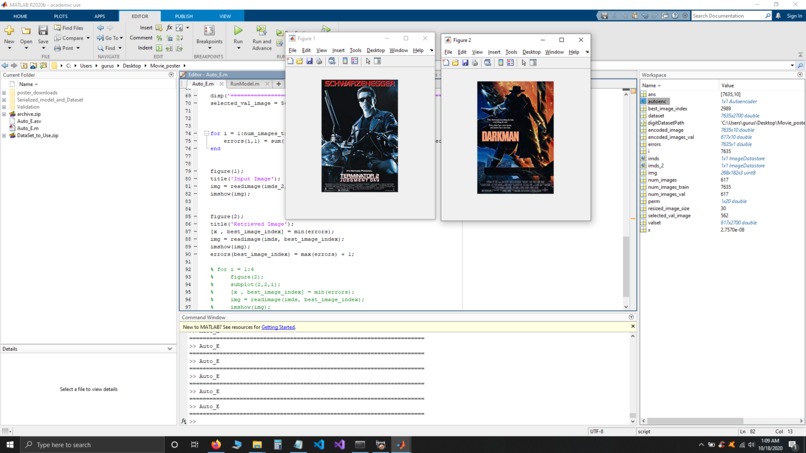 Poster based similar movie retrieval  – screenshot 3